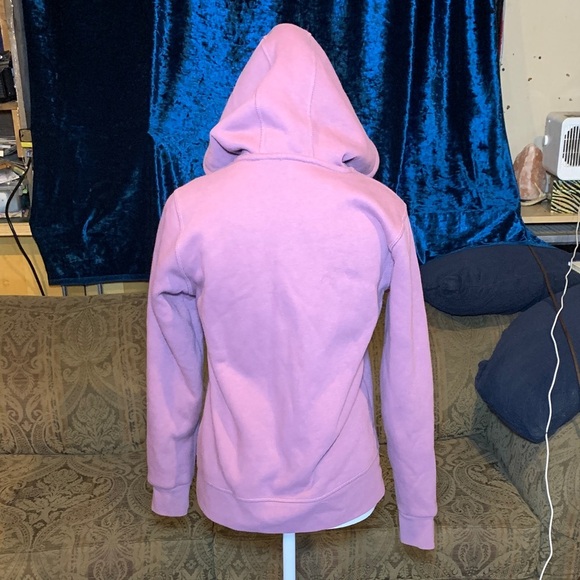 Sherpa lined Hoodie Y2K Women’s Size Small Zip-Up Warm Pink Thick Warm Vintage - Picture 11 of 11